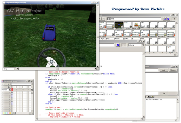 Photo of a computer generated car