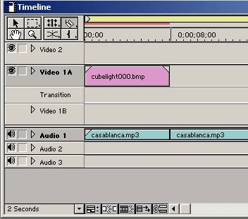 screenshot of timelines