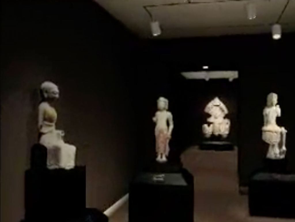 Graphical image of statues