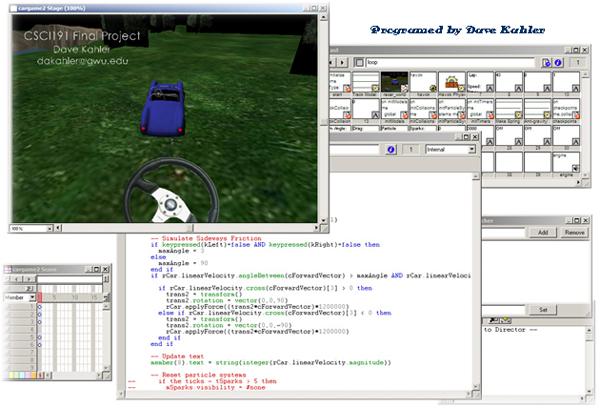 Photo of a computer generated car